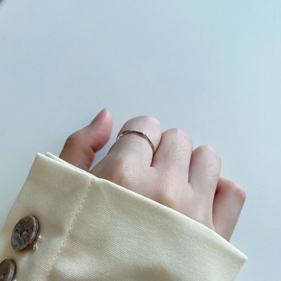 18K Goldplated Thin Minimalist Rings - Picture 7 of 9